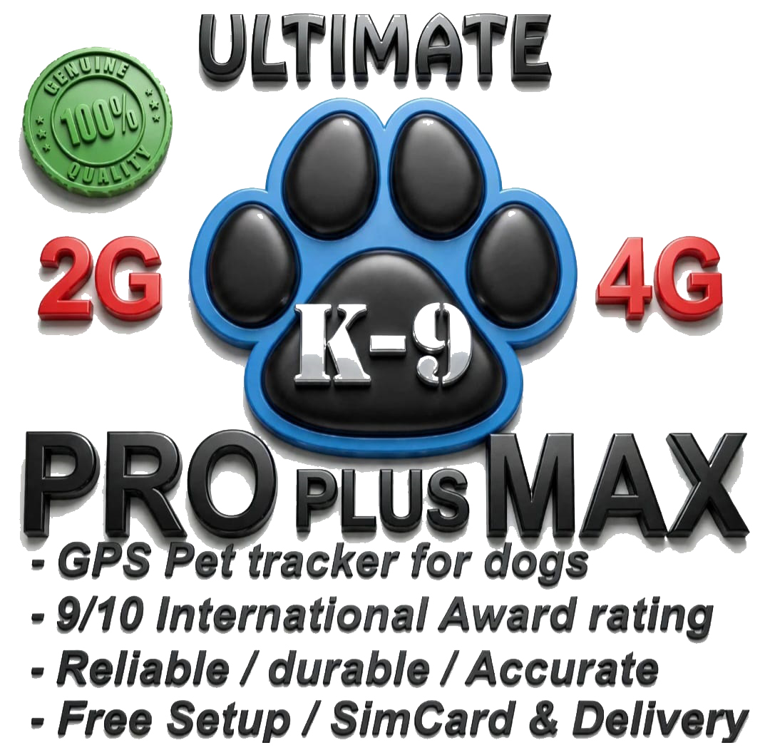 The BEST GPS dog tracker for Medium to Large K9's Rated 9/10 Internationally - NEW Product 4g & 2g, stock arriving shortly.
