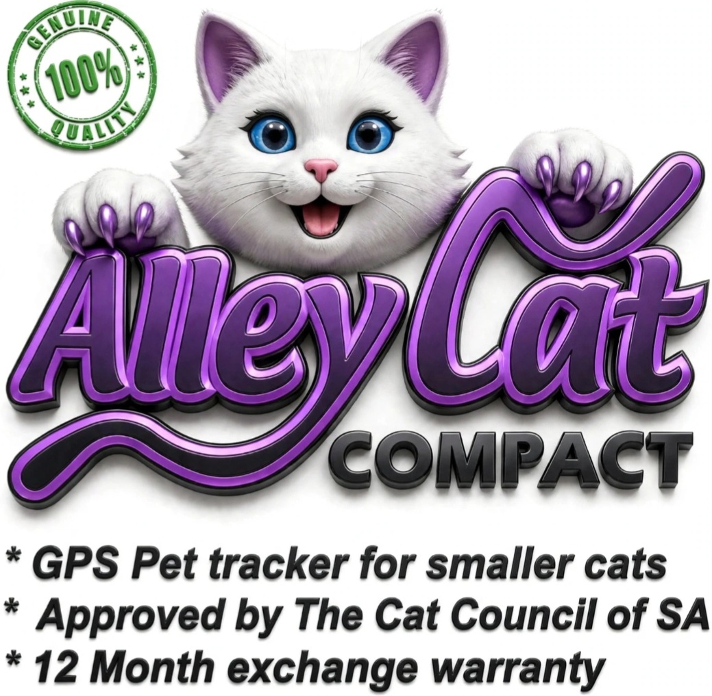 GPS Pet tracking devices AlleyCat COMPACT for smaller built cats