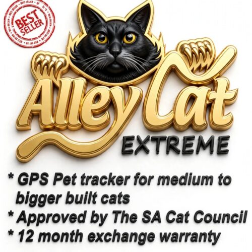 BEST SELLER AlleyCat EXTREME GPS Cat tracker for medium to bigger cats